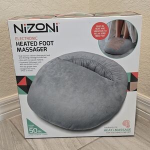 Nizoni Heated Foot Massager Pad – Soothing Heat & Vibration Therapy, USB Powered